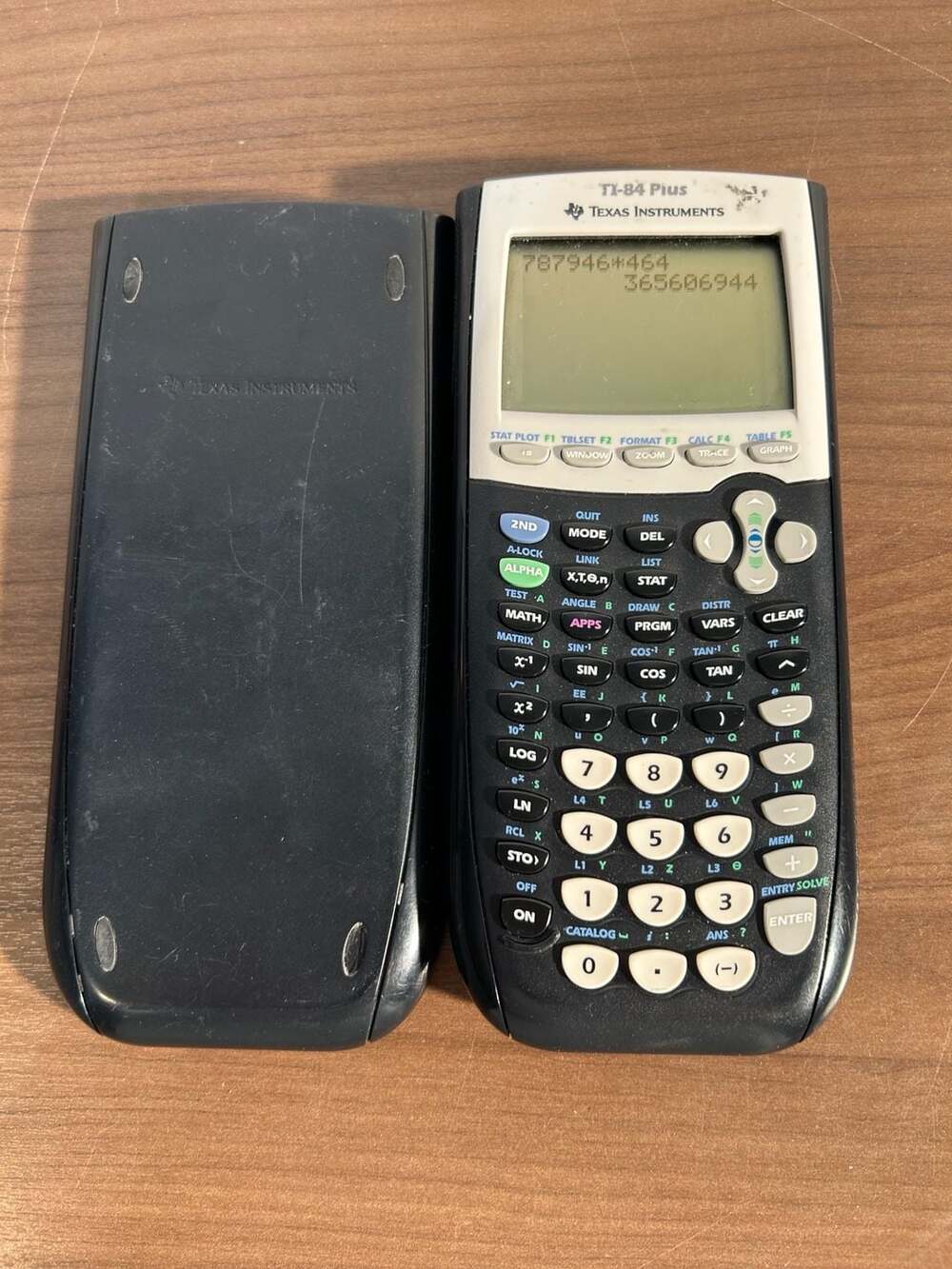 Texas Instruments TI-84 Plus Graphing Calculator with Slide Cover